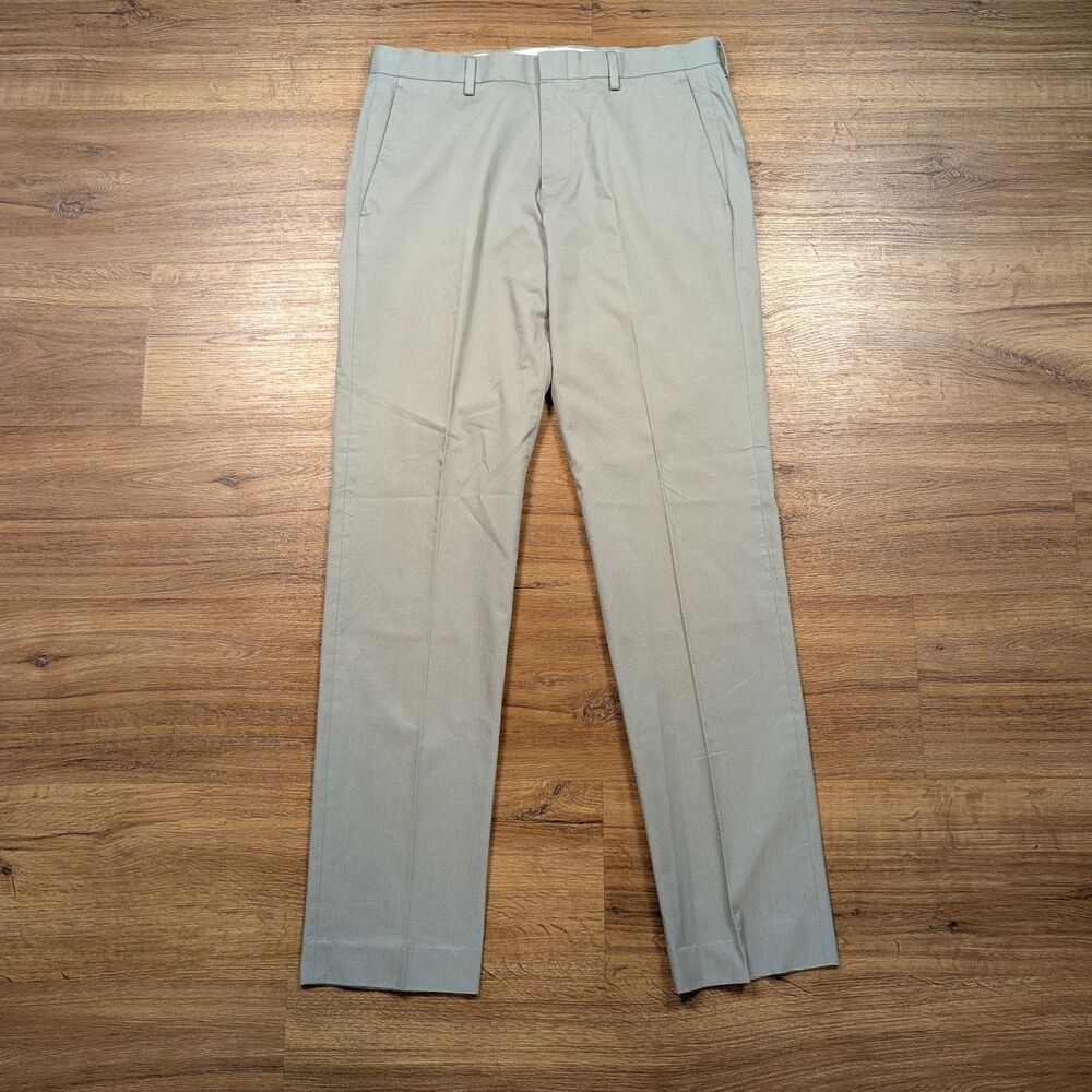 J Crew Ludlow Slim Pants Men's Size 29x32(Actual 32x32) Gray Larusmiani Cotton